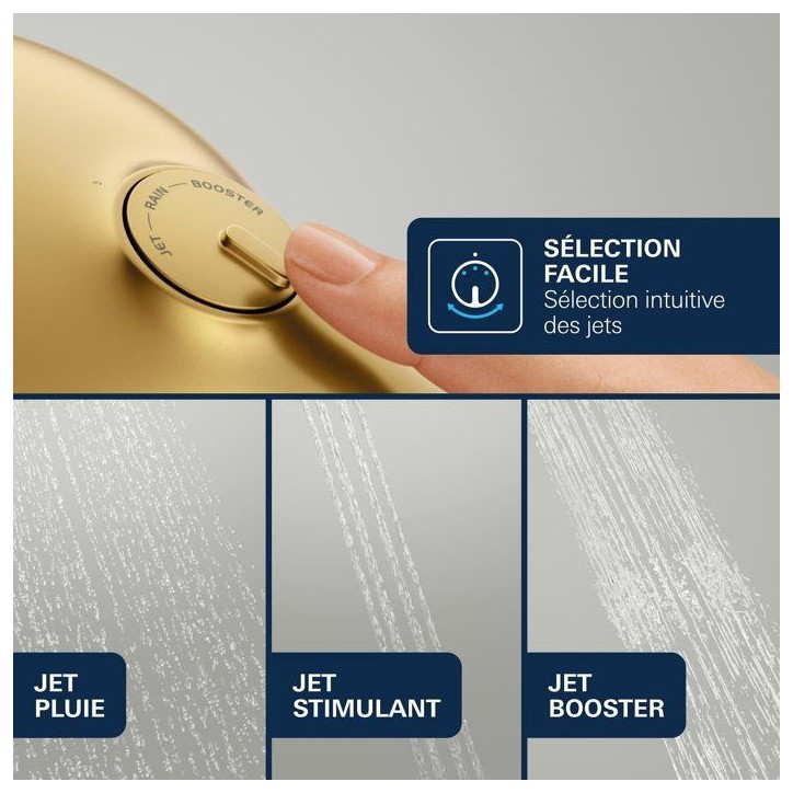 Douchette - GROHE - Vitalio Joy+ 120 - 3 jets