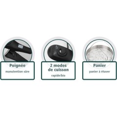 Autocuiseur - Tous feux dont induction - GSW - RAPID - Ø 24cm - 10 L
