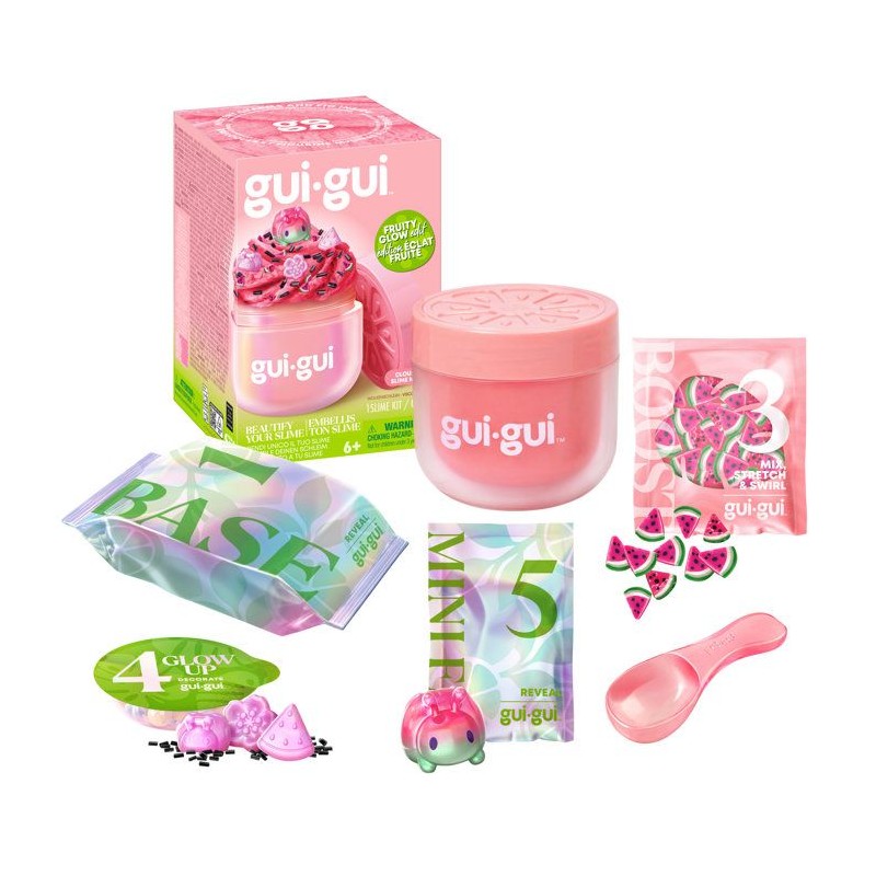 Slime - GUI GUI - Fruity - Parfumé - Texture variée - Collection, Mo