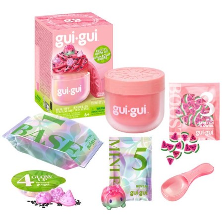 Slime - GUI GUI - Fruity - Parfumé - Texture variée - Collection, Mo