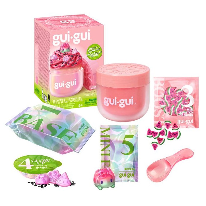 Slime - GUI GUI - Fruity - Parfumé - Texture variée - Collection, Modele aléatoire