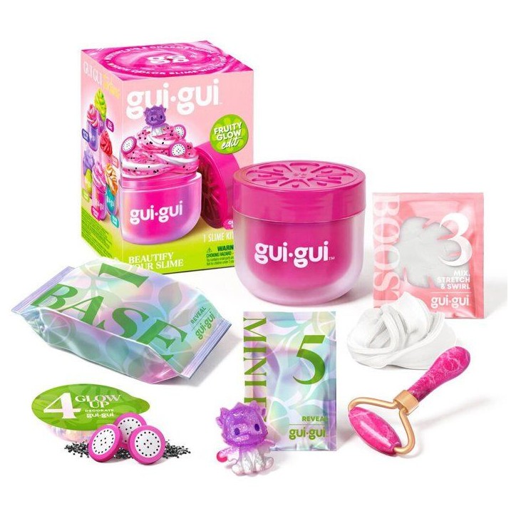 Slime - GUI GUI - Fruity - Parfumé - Texture variée - Collection, Modele aléatoire