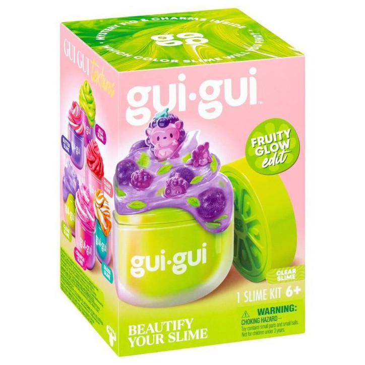 Slime - GUI GUI - Fruity - Parfumé - Texture variée - Collection, Modele aléatoire