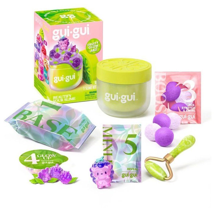 Slime - GUI GUI - Fruity - Parfumé - Texture variée - Collection, Modele aléatoire
