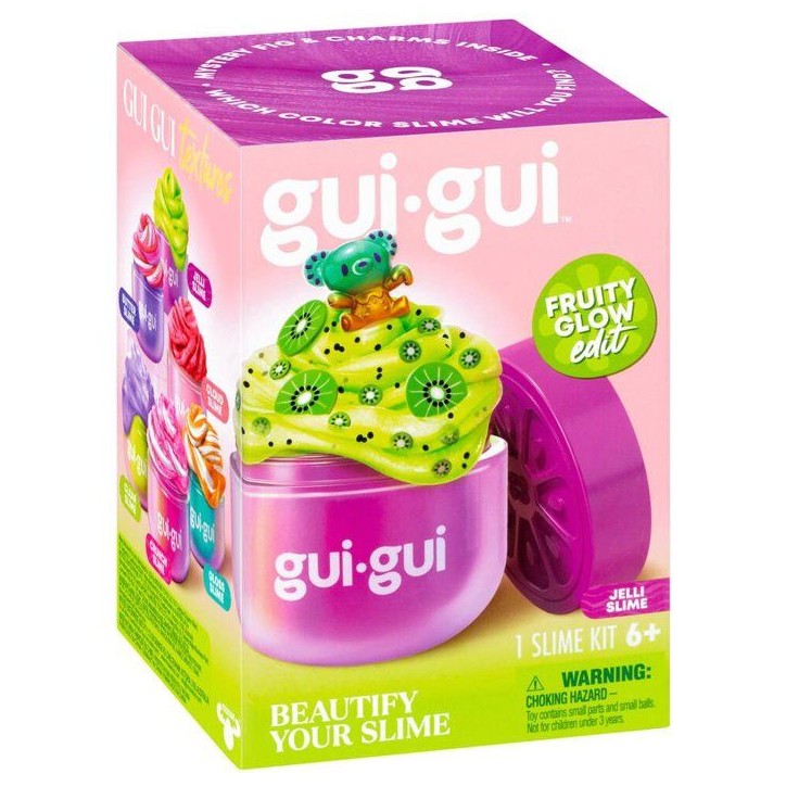 Slime - GUI GUI - Fruity - Parfumé - Texture variée - Collection, Modele aléatoire