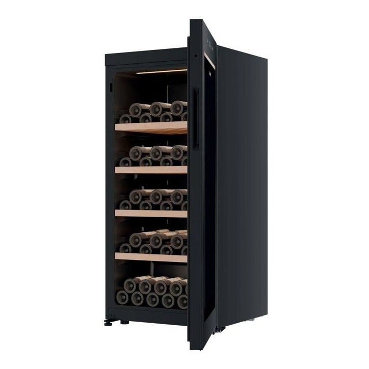Cave a vin de vieillissement - HAIER HWS120GGE - 120 bouteilles - Pose libre - 127 x 59,7 x 59,4cm - Noir Cave a vin de vieillissement - HAIER HWS120GGE - 120 bouteilles - Pose libre - 127 x 59,7 x 59,4cm - Noir