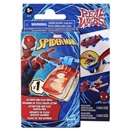 Spiderman Recharge de Toile Liquide Ultime, Jouet de Déguisement, Enf