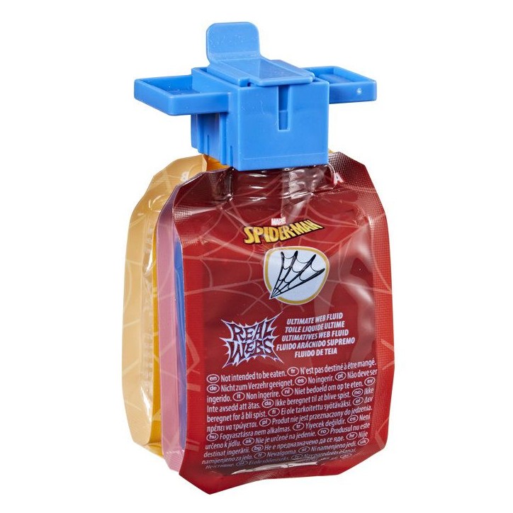 Spiderman Recharge de Toile Liquide Ultime, Jouet de Déguisement, Enfants Des 5 Ans, Accessoire, Marvel Spider-Man Real Webs
