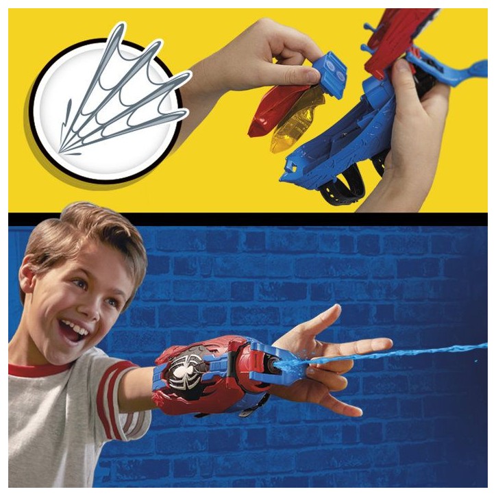 Spiderman Recharge de Toile Liquide Ultime, Jouet de Déguisement, Enfants Des 5 Ans, Accessoire, Marvel Spider-Man Real Webs