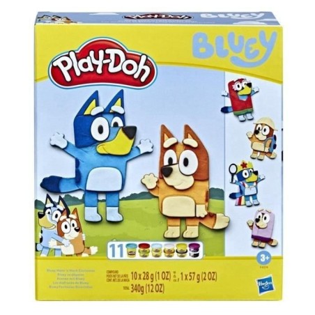 Play-Doh Bluey se déguise, Coffret avec 11 pots de pâte a modeler Bl