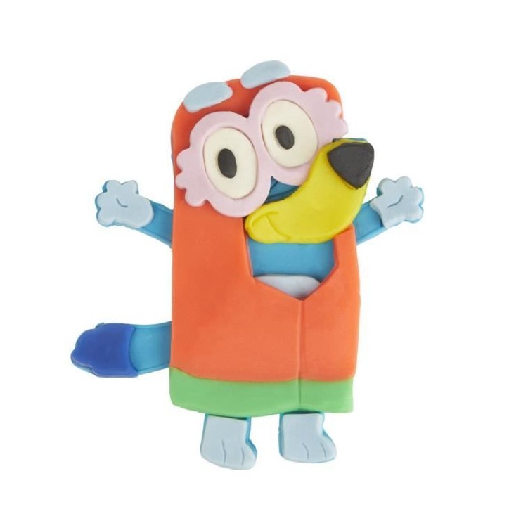 Play-Doh Bluey se déguise, Coffret avec 11 pots de pâte a modeler Bluey et a sa soeur Bingo, des 3 ans Play-Doh Bluey se déguise, Coffret avec 11 pots de pâte a modeler Bluey et a sa soeur Bingo, des 3 ans