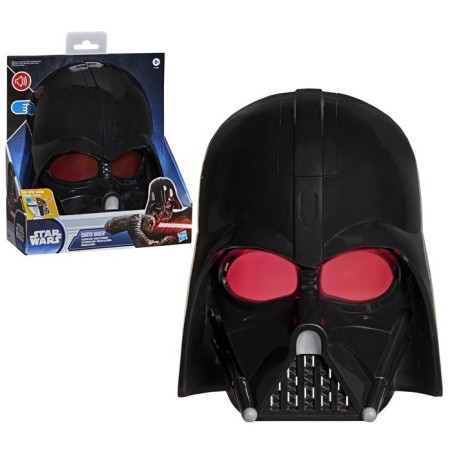 Masque de Dark Vador électronique, phrases et effets sonores, déguis