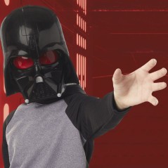 Masque de Dark Vador électronique, phrases et effets sonores, déguis