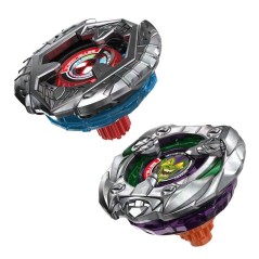 Beyblade X Miles Morales 1-60GN contre Green Goblin 9-80HT, 2 toupies