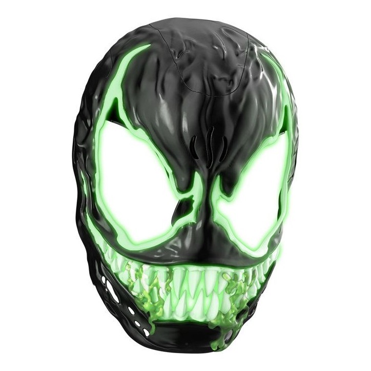 Masque Venom Phosphorescent, Jouet de déguisement de Super Héro, Marvel Spider-Man VenomVersus, Des 5 ans