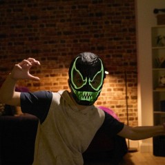 Masque Venom Phosphorescent, Jouet de déguisement de Super Héro, Mar