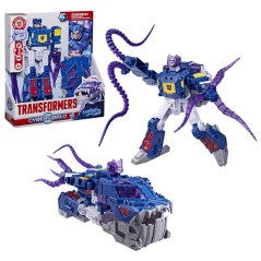 Figurine Explorateur des fonds marins Soundwave de 22,5 cm, conversion rapide au mode sous-marin, Transformers CYBERWORLD Energ