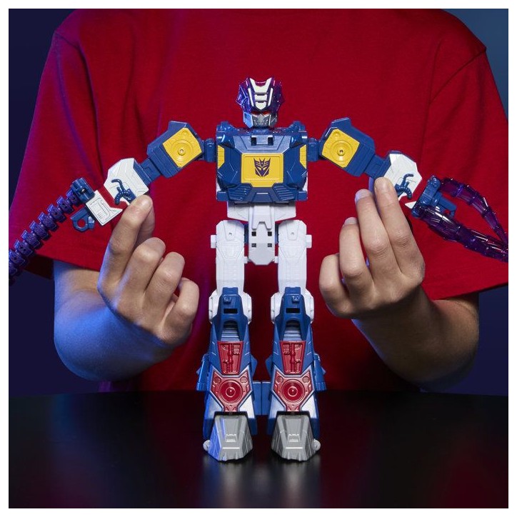 Figurine Explorateur des fonds marins Soundwave de 22,5 cm, conversion rapide au mode sous-marin, Transformers CYBERWORLD Energ Figurine Explorateur des fonds marins Soundwave de 22,5 cm, conversion rapide au mode sous-marin, Transformers CYBERWORLD Energ