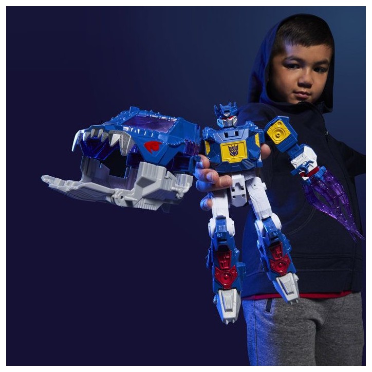 Figurine Explorateur des fonds marins Soundwave de 22,5 cm, conversion rapide au mode sous-marin, Transformers CYBERWORLD Energ Figurine Explorateur des fonds marins Soundwave de 22,5 cm, conversion rapide au mode sous-marin, Transformers CYBERWORLD Energ