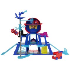 Spidey QG Rescue-Webs, coffret avec véhicule et figurines de 7,5 cm, jouets de super-héros pour enfants, des 3 ans