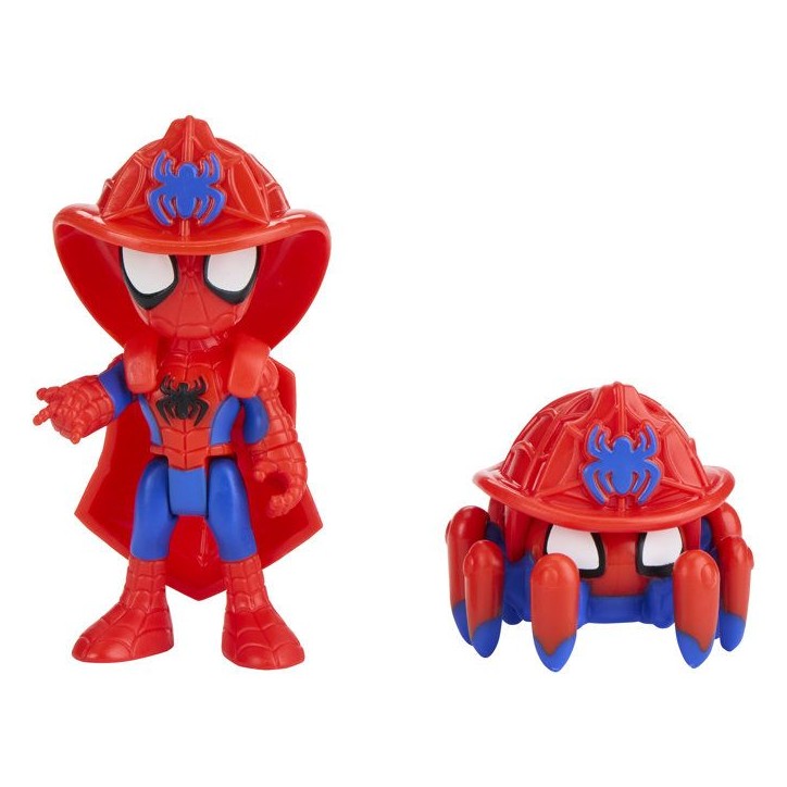 Spidey QG Rescue-Webs, coffret avec véhicule et figurines de 7,5 cm, jouets de super-héros pour enfants, des 3 ans Spidey QG Rescue-Webs, coffret avec véhicule et figurines de 7,5 cm, jouets de super-héros pour enfants, des 3 ans