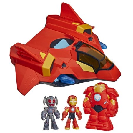 Jet-armure géante d'Iron Man, figurines de 7,5 cm, avec armure mecha