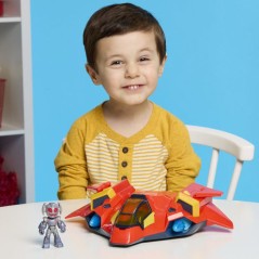 Jet-armure géante d'Iron Man, figurines de 7,5 cm, avec armure mecha