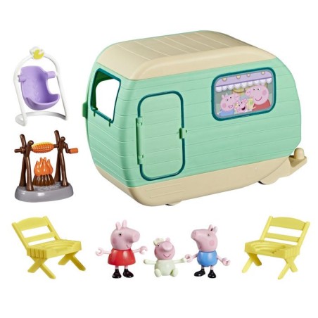 Peppa Pig La caravane des trois petits cochons, coffret de 3 figurine