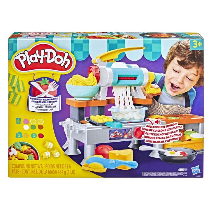 Play-Doh La Cuisine des Petits Chefs, coffret de pâte a modeler avec sons de cuisson réalistes, plus de 25 aliments a créer, Play-Doh La Cuisine des Petits Chefs, coffret de pâte a modeler avec sons de cuisson réalistes, plus de 25 aliments a créer,