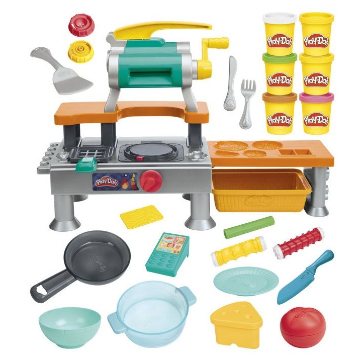 Play-Doh La Cuisine des Petits Chefs, coffret de pâte a modeler avec sons de cuisson réalistes, plus de 25 aliments a créer, Play-Doh La Cuisine des Petits Chefs, coffret de pâte a modeler avec sons de cuisson réalistes, plus de 25 aliments a créer,