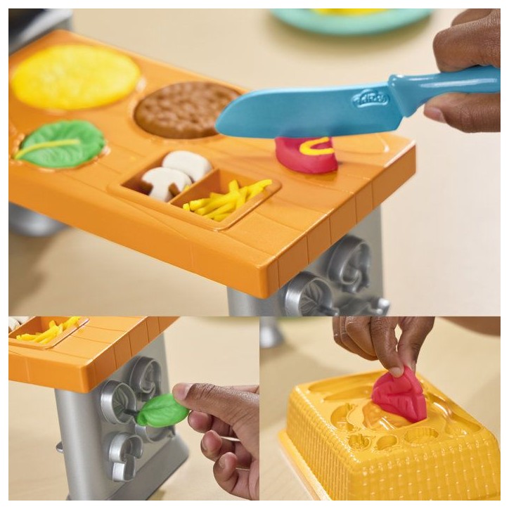 Play-Doh La Cuisine des Petits Chefs, coffret de pâte a modeler avec sons de cuisson réalistes, plus de 25 aliments a créer, Play-Doh La Cuisine des Petits Chefs, coffret de pâte a modeler avec sons de cuisson réalistes, plus de 25 aliments a créer,