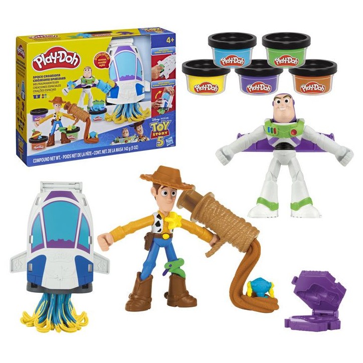 Play Doh Toy Story Créations spatiales, coffret de pâte a modeler, loisirs créatifs, jouets Disney pour enfants, des 4 ans Play Doh Toy Story Créations spatiales, coffret de pâte a modeler, loisirs créatifs, jouets Disney pour enfants, des 4 ans