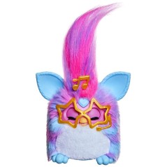 Furby Vibes Framboise bleue, peluche électronique interactive pour filles et garçons, des 6 ans