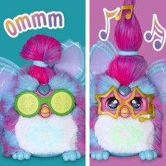Furby Vibes Framboise bleue, peluche électronique interactive pour fi