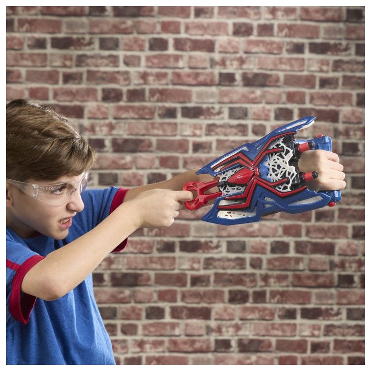 Nerf Blaster Spiderman lance-toiles, jouet de déguisement de super-héros, Marvel Studios Spider-Man: Brand New Day, des 5 ans Nerf Blaster Spiderman lance-toiles, jouet de déguisement de super-héros, Marvel Studios Spider-Man: Brand New Day, des 5 ans