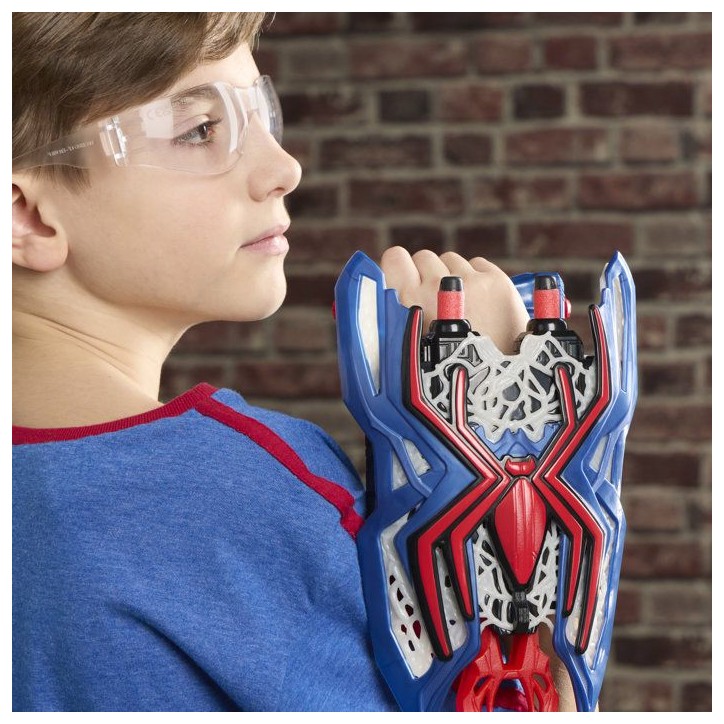 Nerf Blaster Spiderman lance-toiles, jouet de déguisement de super-héros, Marvel Studios Spider-Man: Brand New Day, des 5 ans Nerf Blaster Spiderman lance-toiles, jouet de déguisement de super-héros, Marvel Studios Spider-Man: Brand New Day, des 5 ans