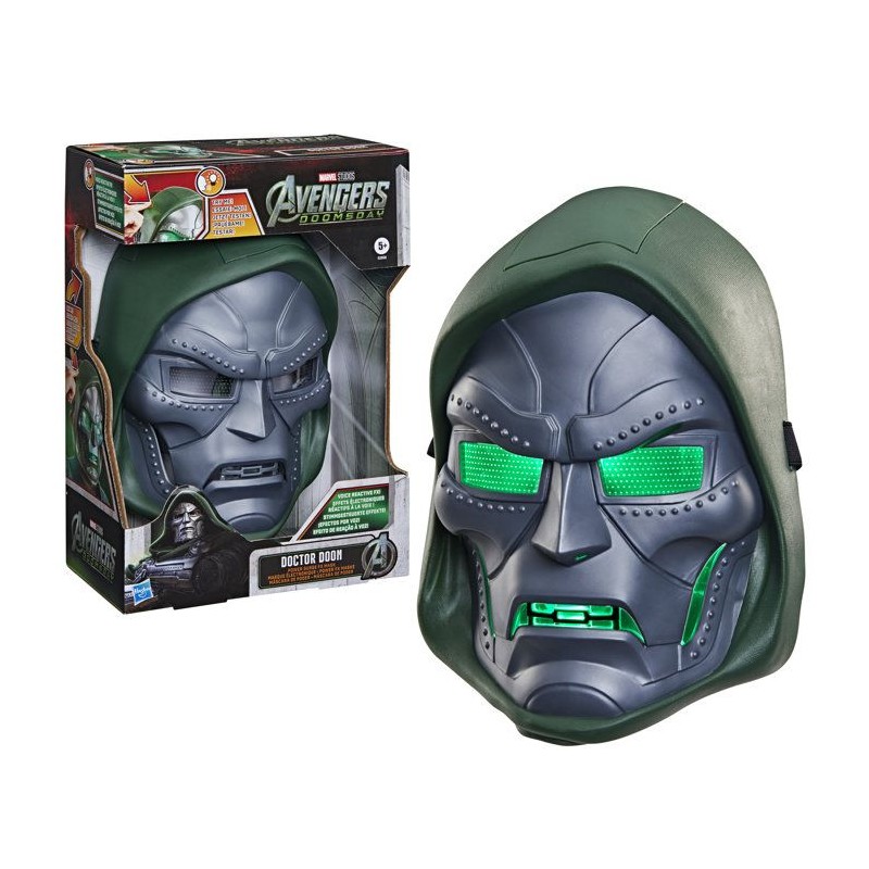 Masque de Docteur Doom électronique, jouet de déguisement de super-h
