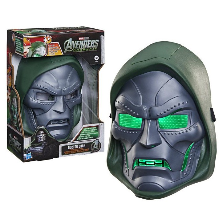 Masque de Docteur Doom électronique, jouet de déguisement de super-héros, Marvel Studios Avengers: Doomsday, pour enfants, de