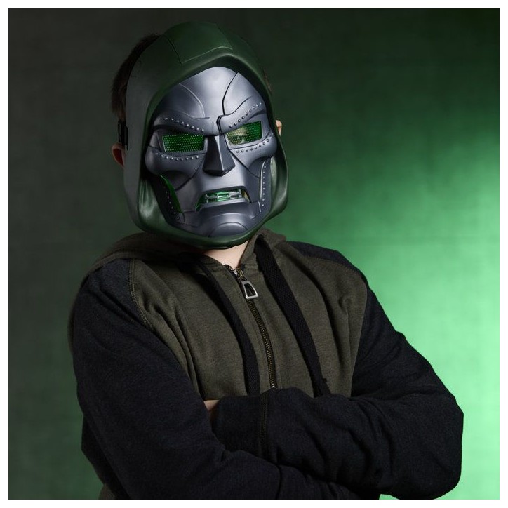 Masque de Docteur Doom électronique, jouet de déguisement de super-héros, Marvel Studios Avengers: Doomsday, pour enfants, de