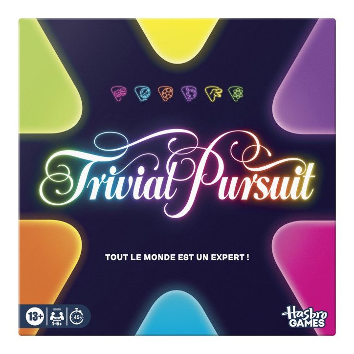 Trivial Pursuit (2026), regles, mode coopératif et équipe mis a jour, jeu de plateau de questions-réponses, 1 a 6 joueurs ou Trivial Pursuit (2026), regles, mode coopératif et équipe mis a jour, jeu de plateau de questions-réponses, 1 a 6 joueurs ou
