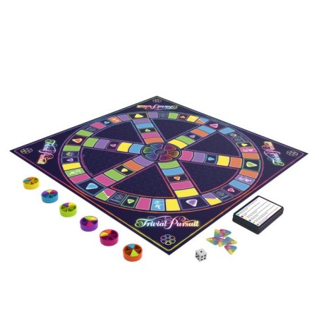 Trivial Pursuit (2026), regles, mode coopératif et équipe mis a jour, jeu de plateau de questions-réponses, 1 a 6 joueurs ou