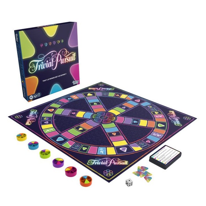 Trivial Pursuit (2026), regles, mode coopératif et équipe mis a jour, jeu de plateau de questions-réponses, 1 a 6 joueurs ou Trivial Pursuit (2026), regles, mode coopératif et équipe mis a jour, jeu de plateau de questions-réponses, 1 a 6 joueurs ou