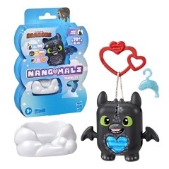 Nano-mals Dragons Krokmou, compagnon électronique, plus de 70 réact