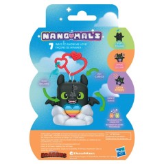 Nano-mals Dragons Krokmou, compagnon électronique, plus de 70 réact
