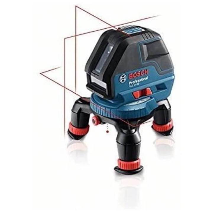 Laser ligne polyvalent - BOSCH PROFESSIONAL - GLL 3-50 - Batterie - Angle et niveau - Portée 50 m