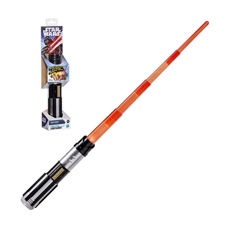 Star Wars Sabre laser électronique Dark Vador a lame rouge, déguisem