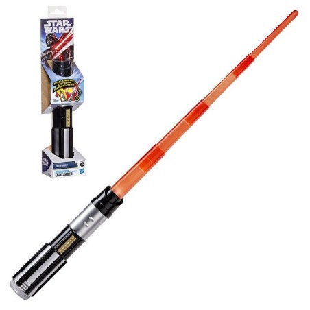 Star Wars Sabre laser électronique Dark Vador a lame rouge, déguisem