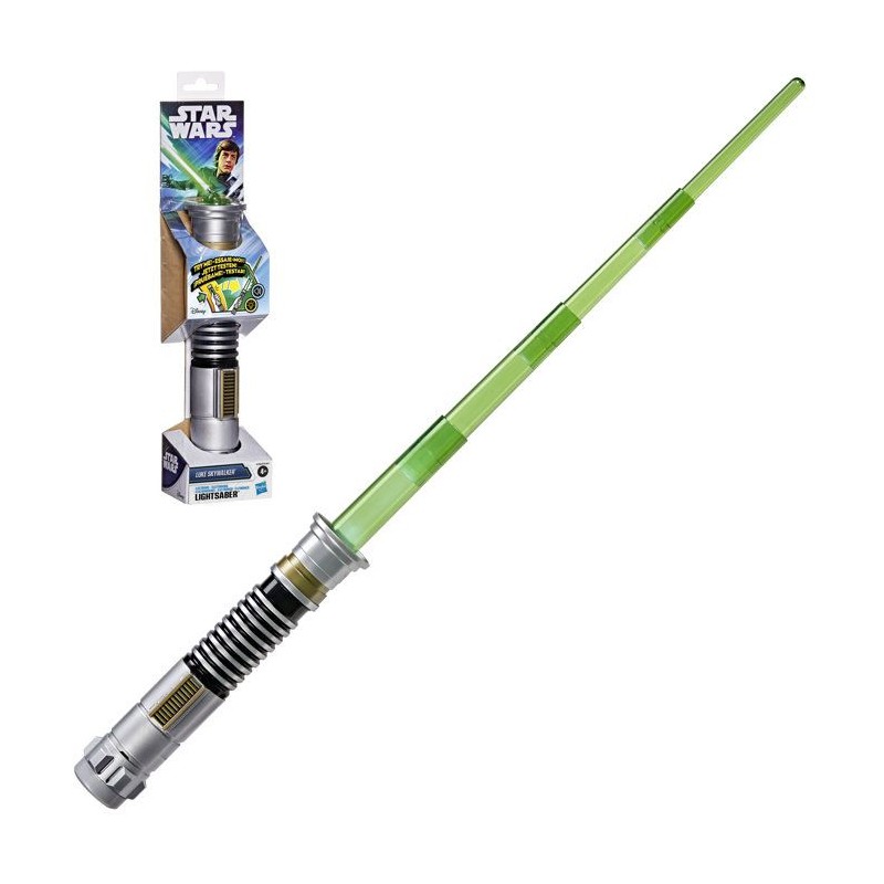Sabre laser électronique Luke Skywalker a lame verte, déguisement St