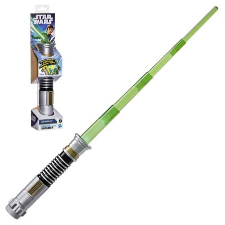 Sabre laser électronique Luke Skywalker a lame verte, déguisement St