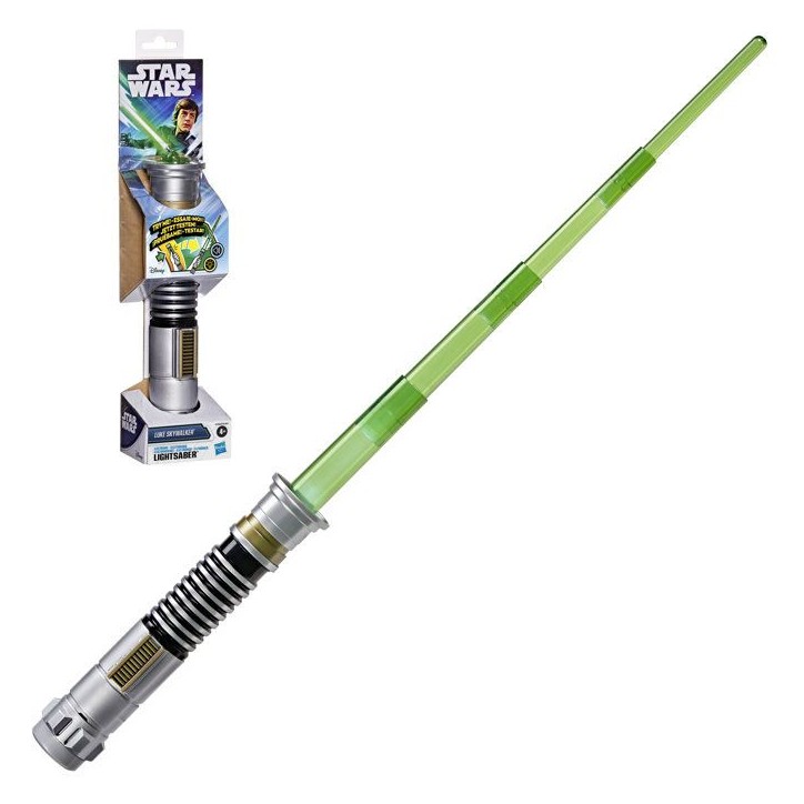 Sabre laser électronique Luke Skywalker a lame verte, déguisement Star Wars, filles et garçons, des 4 ans Sabre laser électronique Luke Skywalker a lame verte, déguisement Star Wars, filles et garçons, des 4 ans